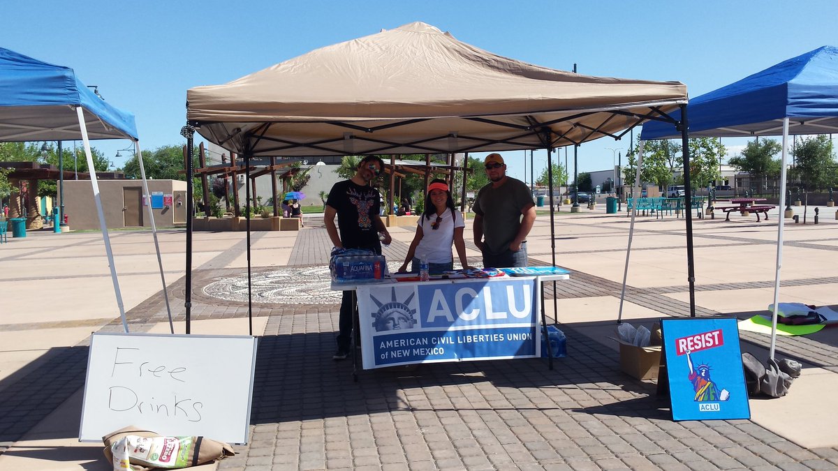 ACLU_BRC's tweet photo. Las Cruces #Lgbtqmarch is heating up! Come join us downtown at the plaza! https://t.co/wlP4qEQJYq