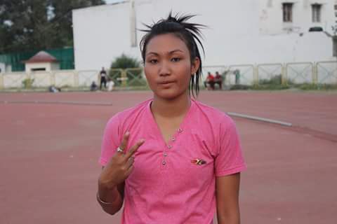 shuvro_ghoshal's tweet photo. Laimwon Narzary of Assam breaks a 25-year-old record with a 1.77m jump at the #JFC17 (girls high jump) in Lucknow. @afiindia https://t.co/qo9oKjK3KJ