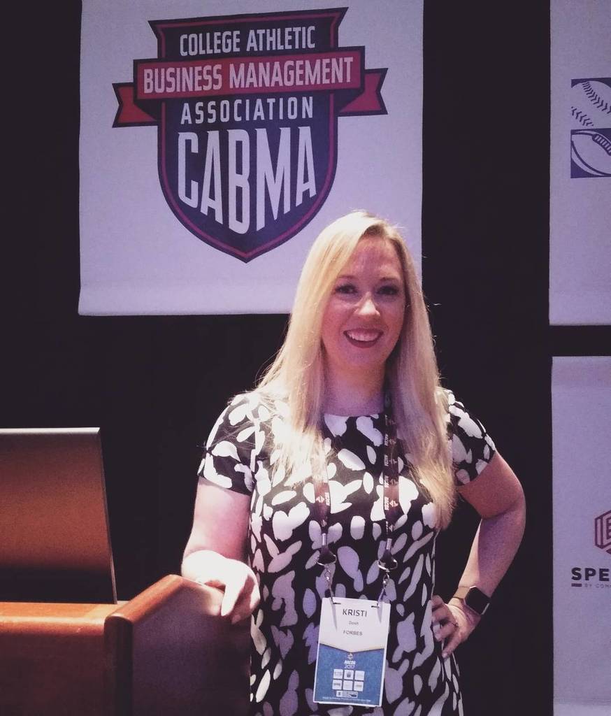 SportsBizMiss's tweet photo. I had a great time speaking at #CABMA17 and appreciate all of you who stayed after to speak with me! https://t.co/xVQJ0aPEoV https://t.co/VZyywq67gg