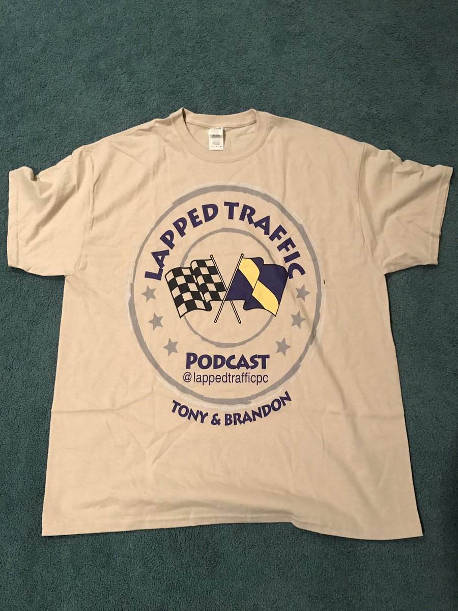 lappedtrafficpc's tweet photo. 1 lucky follower who retweets this will win a @lappedtrafficpc #nascar #podcast shirt on this weeks show! #Pocono400 retweet &amp; follow https://t.co/cn8MhsgEJE