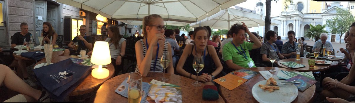 jo_rainer's tweet photo. first impression from #csama2017 - socializing... https://t.co/qBJsEdDORS