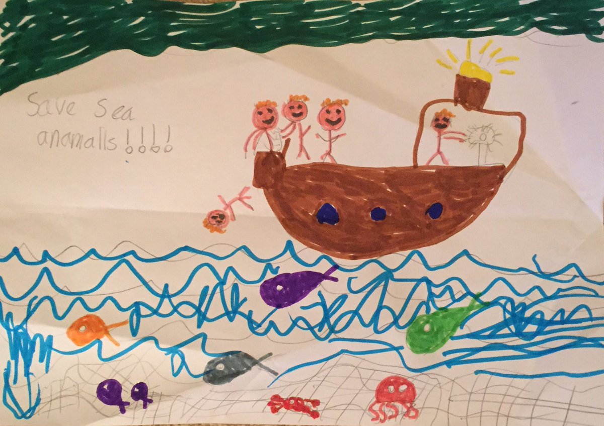 georgie_pridden's tweet photo. Picture by my 9 yr old daughter, inspired by this evening's @BBCCountryfile #saveseaanimals #kidsart https://t.co/TO25XbmEJO