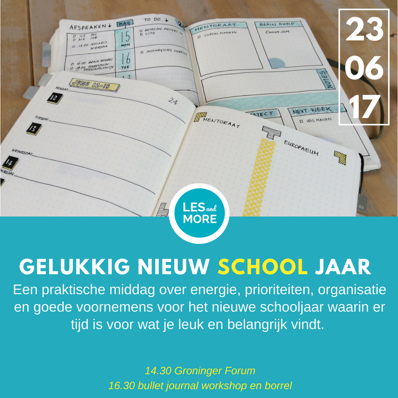Je kunt je nog opgeven! 
lesandmore.nl/inschrijving-g… #onderwijs #schooljaar #workshop #gelukkig #leraar