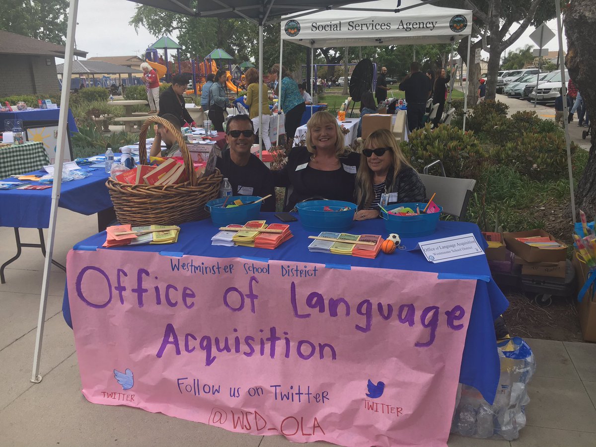WSD_OLA's tweet photo. Excellent Summer Resource Fair @ WFRC org by Sherry Newman! Great 2 inform r families about r prog &amp; give items away! @westminstersd https://t.co/fwgsDN4IrB