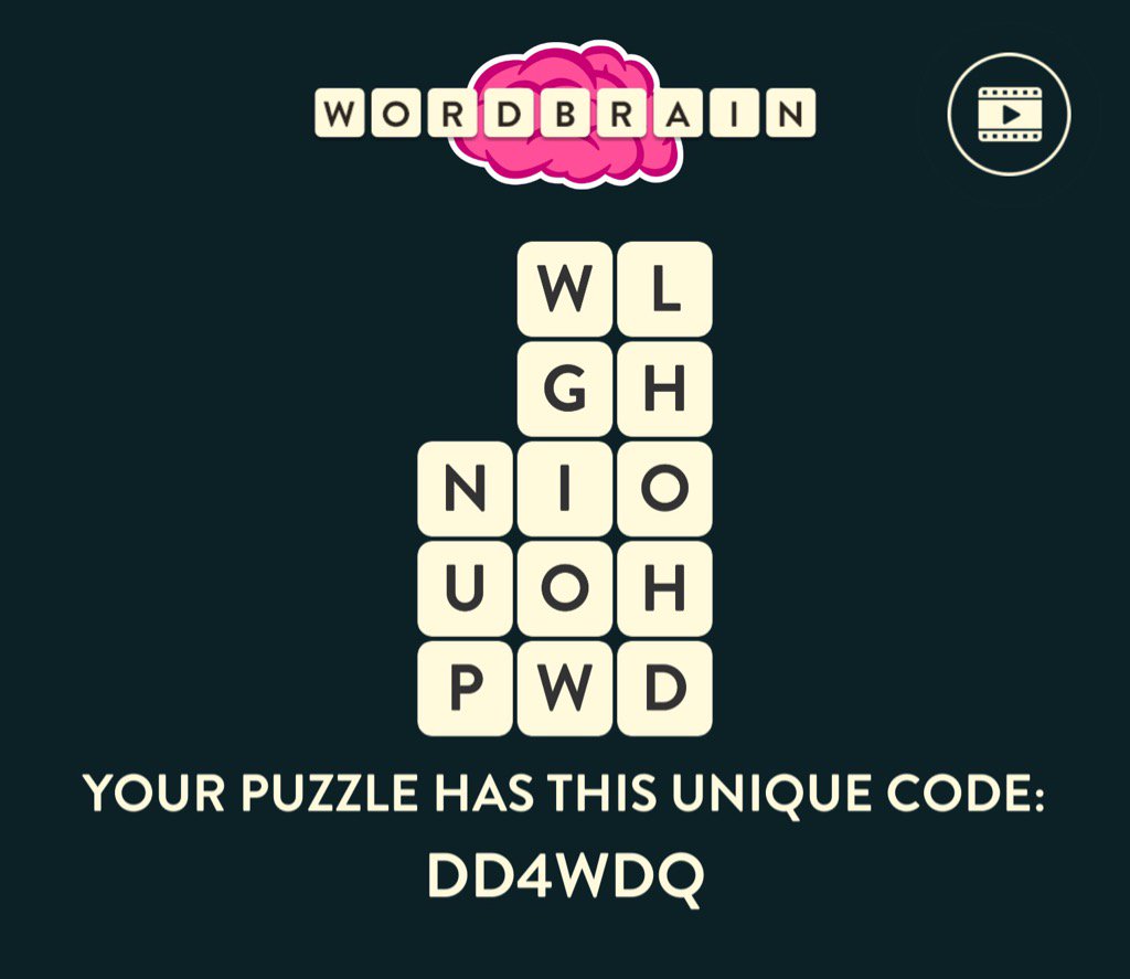 preachonpreacha's tweet photo. I've created a WordBrain puzzle! Try solving it. Download the game and enter the code DD4WDQ #WordBrain  #wordpuzzle https://t.co/SwBhn6katC