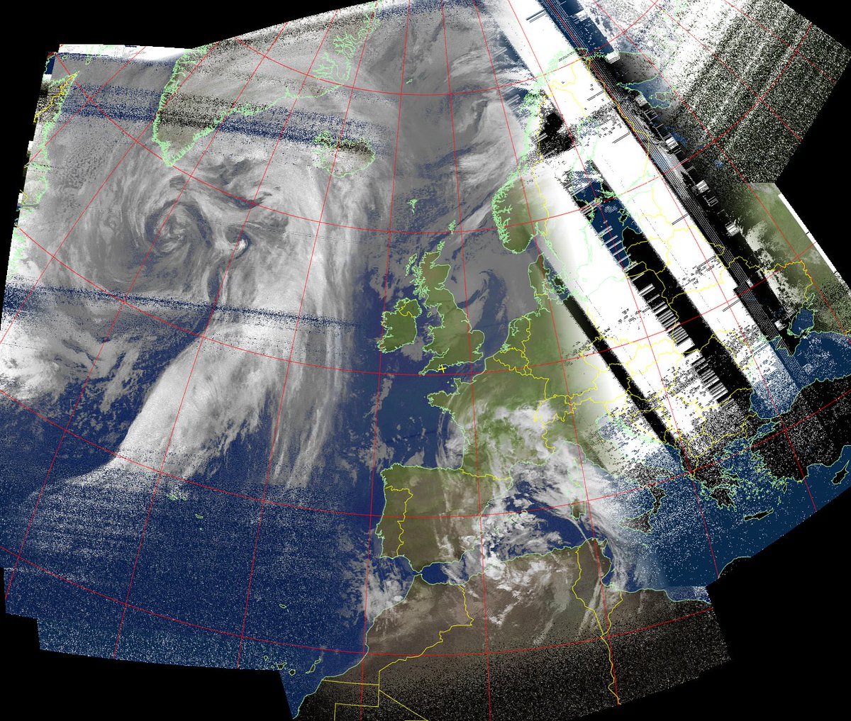 nlospam's tweet photo. @metoffice I had this one from the NOAA satellites in January of this year :-) Now who is that on the left?? https://t.co/XXItTrBSwB
