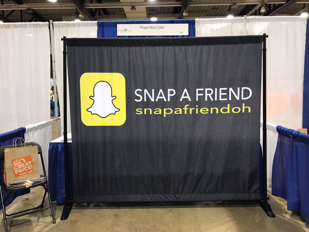 fetchafriendoh's tweet photo. @Fetchafriend We also have a Snapchat booth! Swing by, take a photo with your favorite animal and tag us in your photos 📸 https://t.co/YyNIzJrb7J