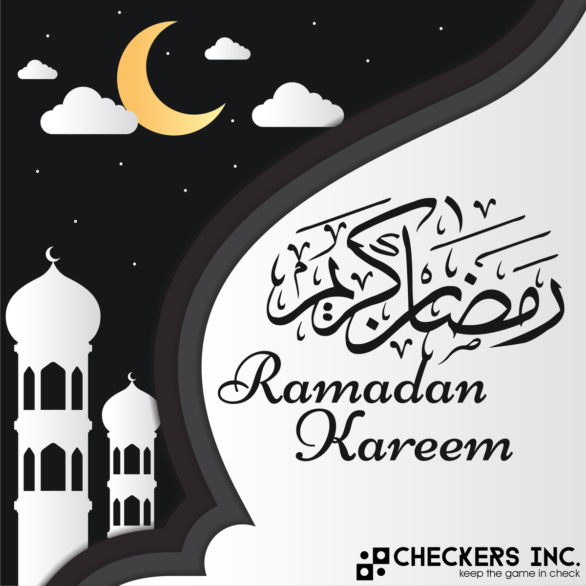 CheckersInc's tweet photo. #CheckersInc. wishes you a happy #Ramadan.
https://t.co/ruQ597hp0k
#كل_عام_وانتم_بخير
#رمضان_كريم
#kareem #careem #karim
#كريم #رمضان https://t.co/4Ymwdckl9j