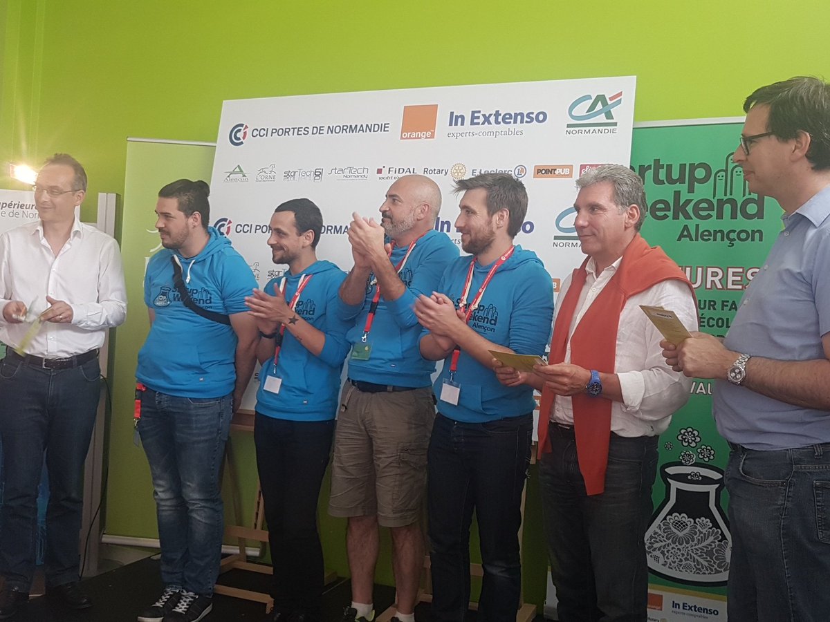 nicolasloque's tweet photo. 🥈 2ème prix du #Startup #Weekend d'#Alençon @CCIPDN #swalencon pour To My Job https://t.co/jOzhNqfVed