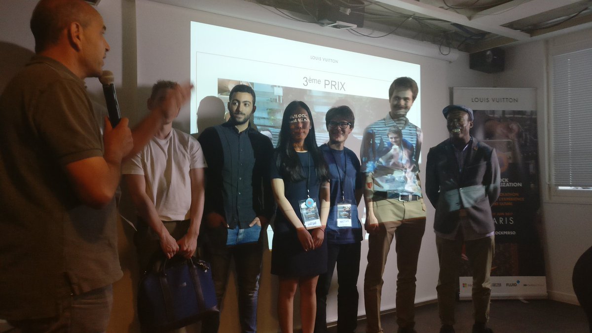 AgnesVISSOUD's tweet photo. 3ème Prix #hackathonlv pour l'équipe Héritage #unlockperso #unlockluxury #unlockluxurylv https://t.co/dSnjLeD9xp
