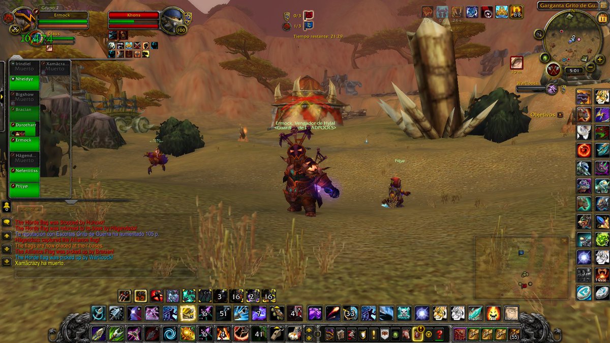 erm0_t's tweet photo. mi cazador en bg solo diversión :D 
me encanta mi nueva transfi aunque parece de chaman 
#wowcolombia #wow #worldofwarcraft #firesotorm https://t.co/wrNK8KraWa