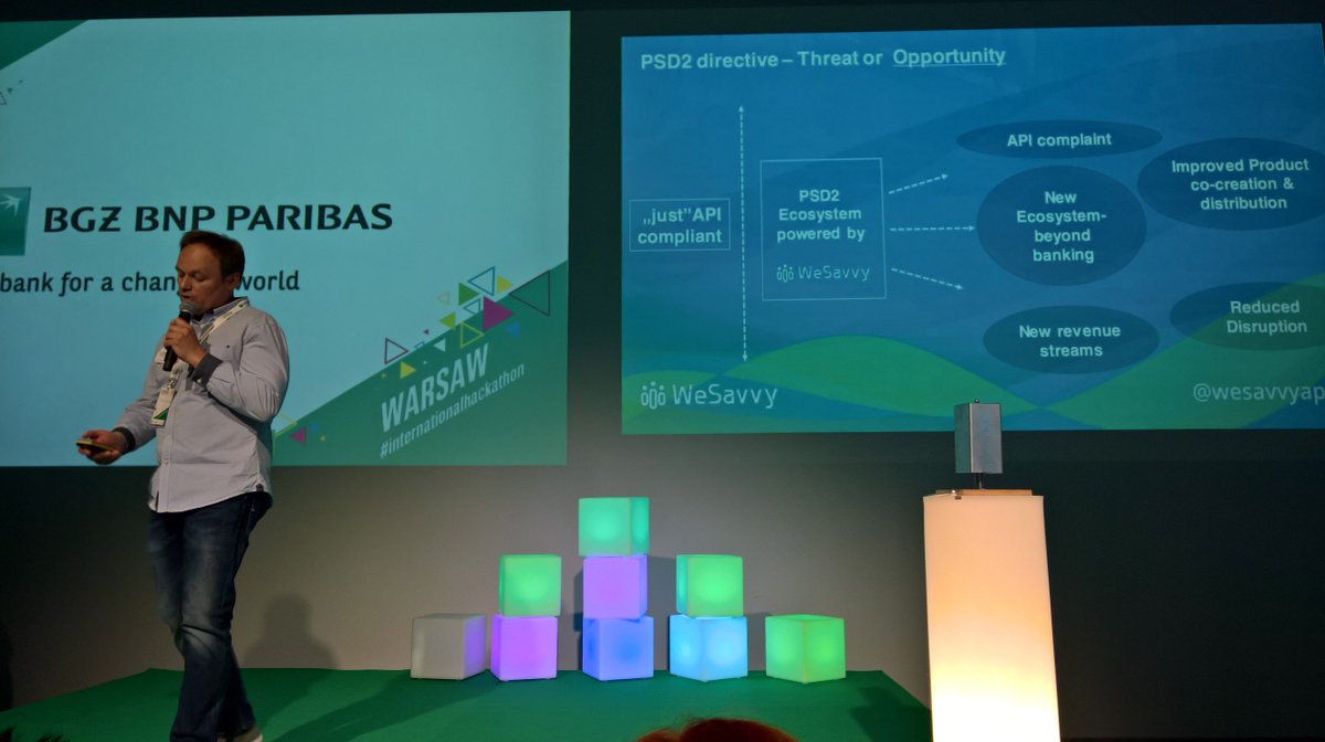 KamilBrzezinski's tweet photo. #WeSavvy allow banks to get information about your activities (running etc.) #internationalhackathon #warsaw https://t.co/4v3NDWgydv