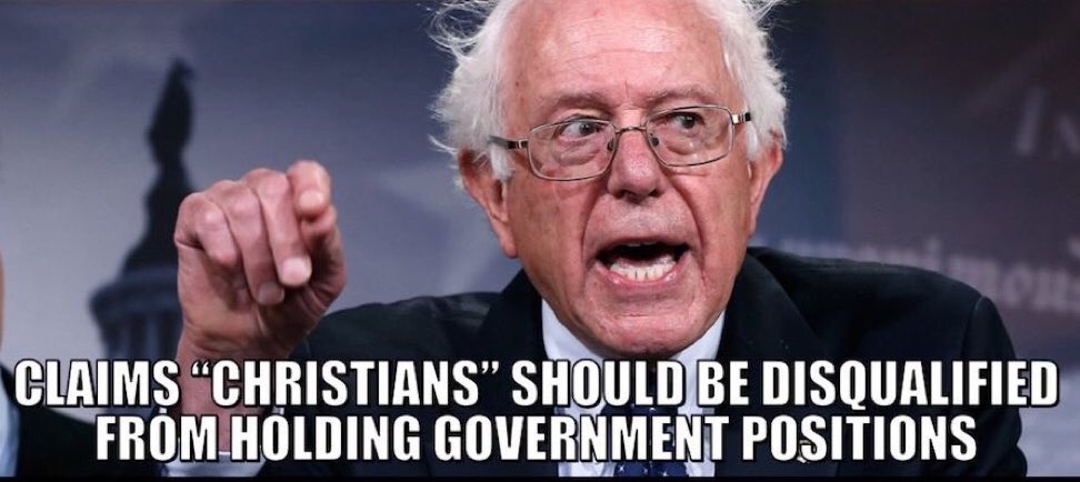 RealJamesWoods's tweet photo. And his face was apolpolectic with hate as he did it... #ReligiousBigotBernie #BernieHateMonger https://t.co/o0SkYs2q6n