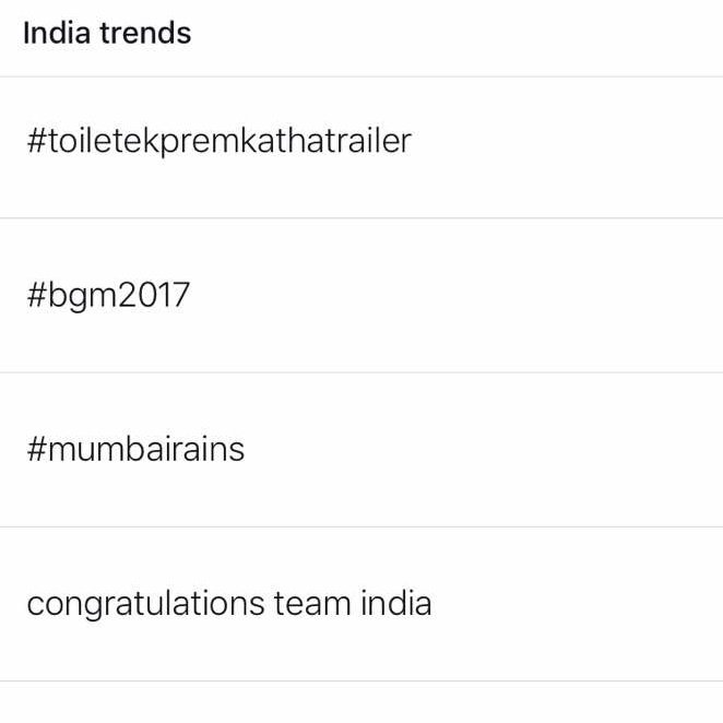 Toilet-Ek Prem Katha (@toiletthefilm) on Twitter photo RT if you can't get enough of #ToiletEkPremKathaTrailer
<a href="/akshaykumar/">Jolly Mishra - Asli Jolly from Kanpur</a> @psbhumi RT if you can't get enough of #ToiletEkPremKathaTrailer
<a href="/akshaykumar/">Jolly Mishra - Asli Jolly from Kanpur</a> @psbhumi
