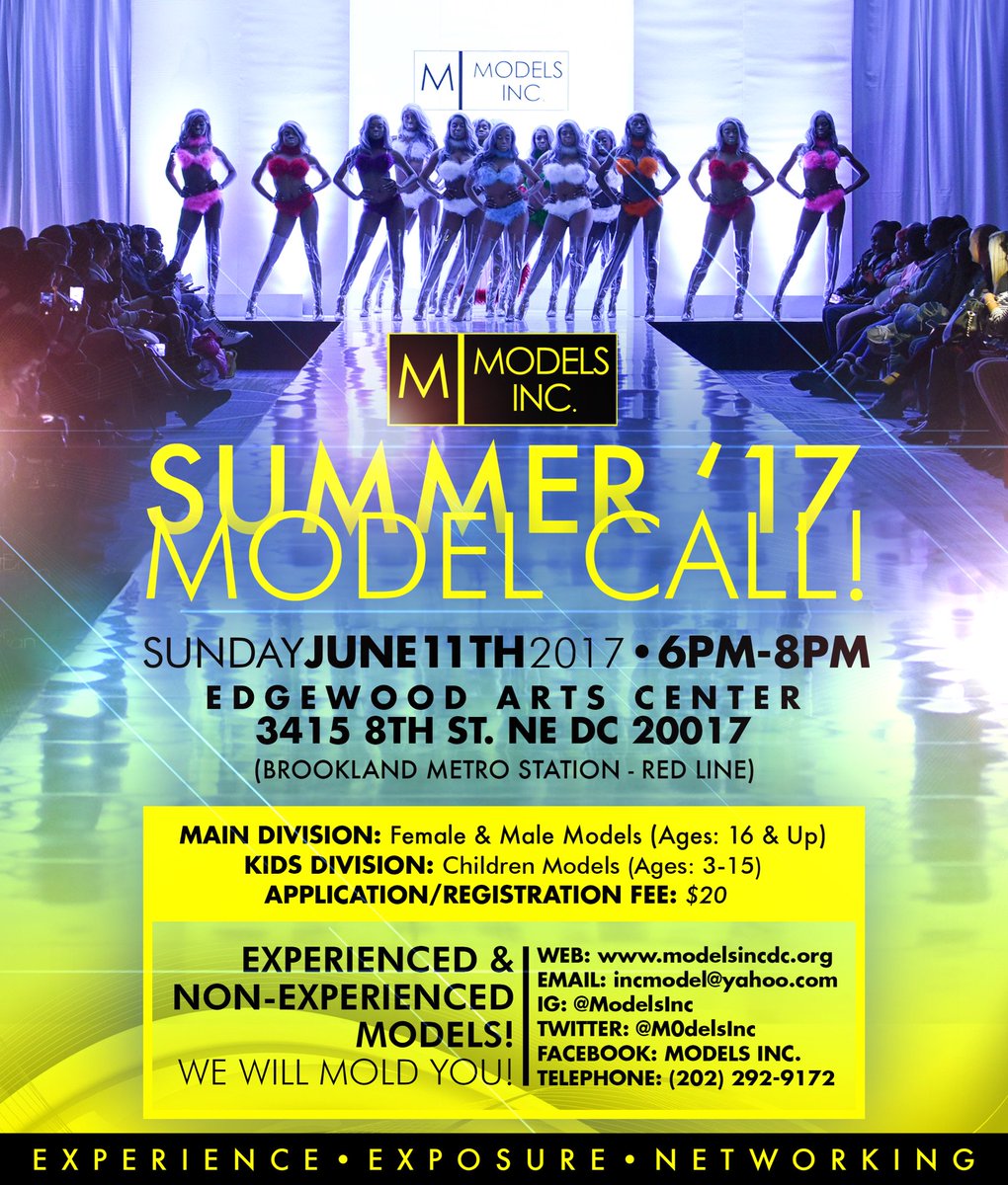 M0delsInc's tweet photo. The Time is Now! Join Today! #ModelsInc #ModelCall DON'T MISS YOUR CHANCE! #DMVmodels #DMV #ModelsIncKids https://t.co/vqzlRfYkag