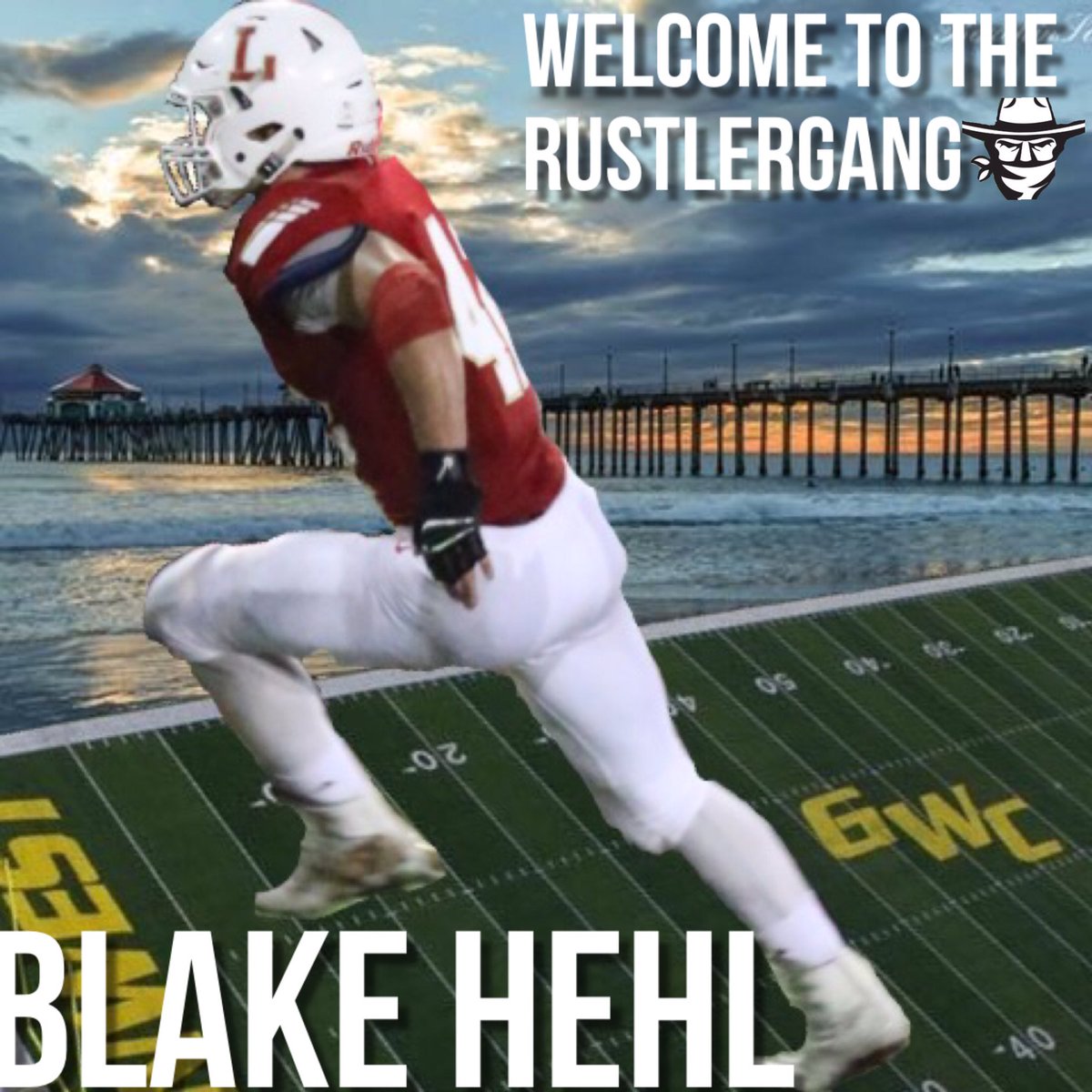 GWCfootball's tweet photo. Welcome to the RustlerGang @BlakeHehl 6'3 265 DL @DLineVids @JUCOFFrenzy https://t.co/uvuVjKUbtw @SFBODYWORKS @CoachSavea57 @coach_corcoran https://t.co/JJZVTo0MsD
