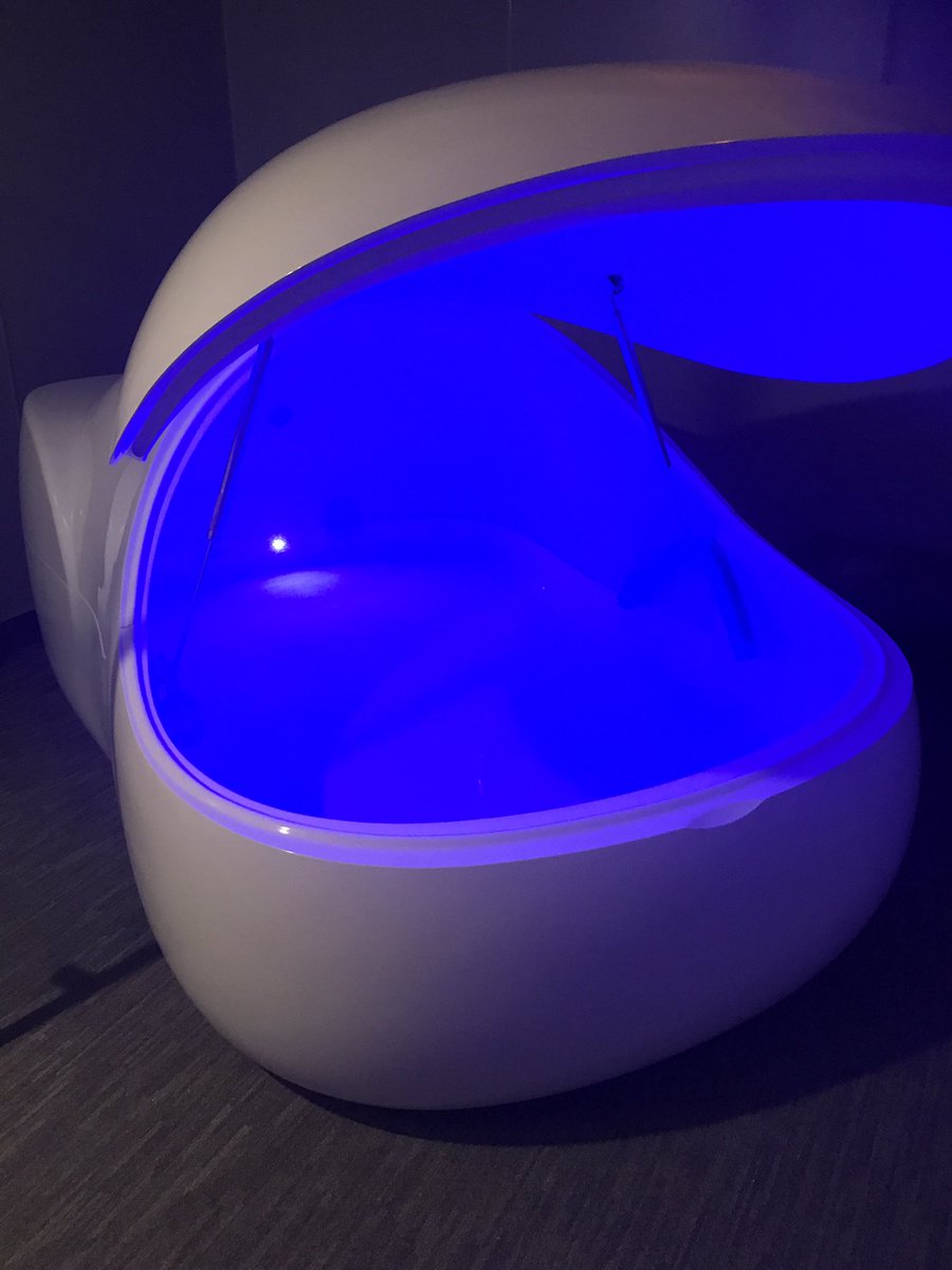 dirtycopsgame's tweet image. Left the physical plane for an hour at @UrbanFloat Each sensory deprivation experience brings something new. I love going here.