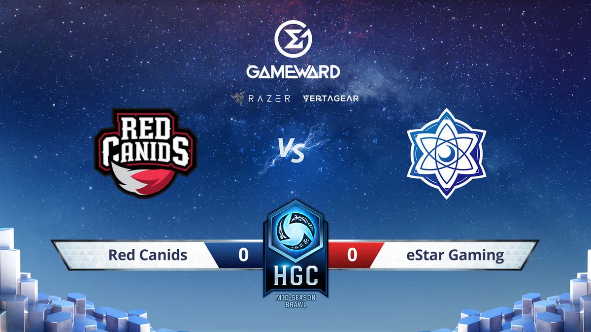 GameWardTV's tweet photo. C'est au tour de @REDCanids VS #eStarGaming de s'affronter dans ce #HGC #Heroes en direct de la WebTV.
▶️ https://t.co/iaewV4ZNgy https://t.co/CF5eOt8MSh