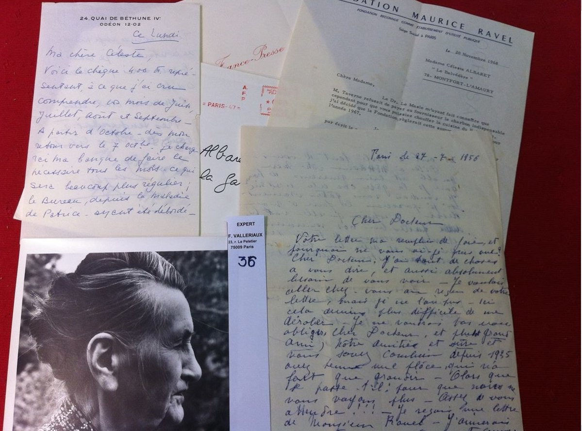 H_Litteraires's tweet image. #Proust à venir le 17/06 à Paris la vente aux enchères d'un lot "Céleste et Odilon Albaret" chez Thierry Desbenoit : auction.fr/_fr/lot/dossie…