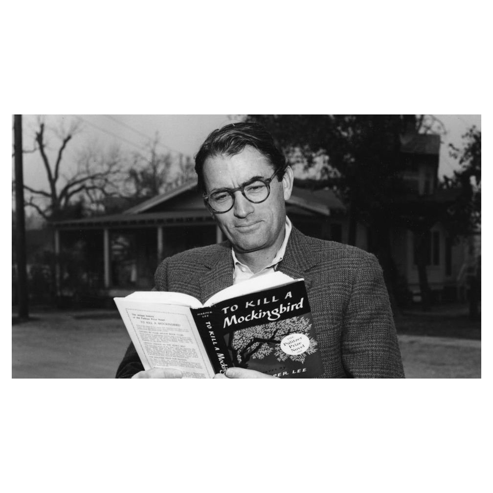 You Are What You Read // Acting icon Gregory Peck peruses 'To Kill A Mockingbird.'