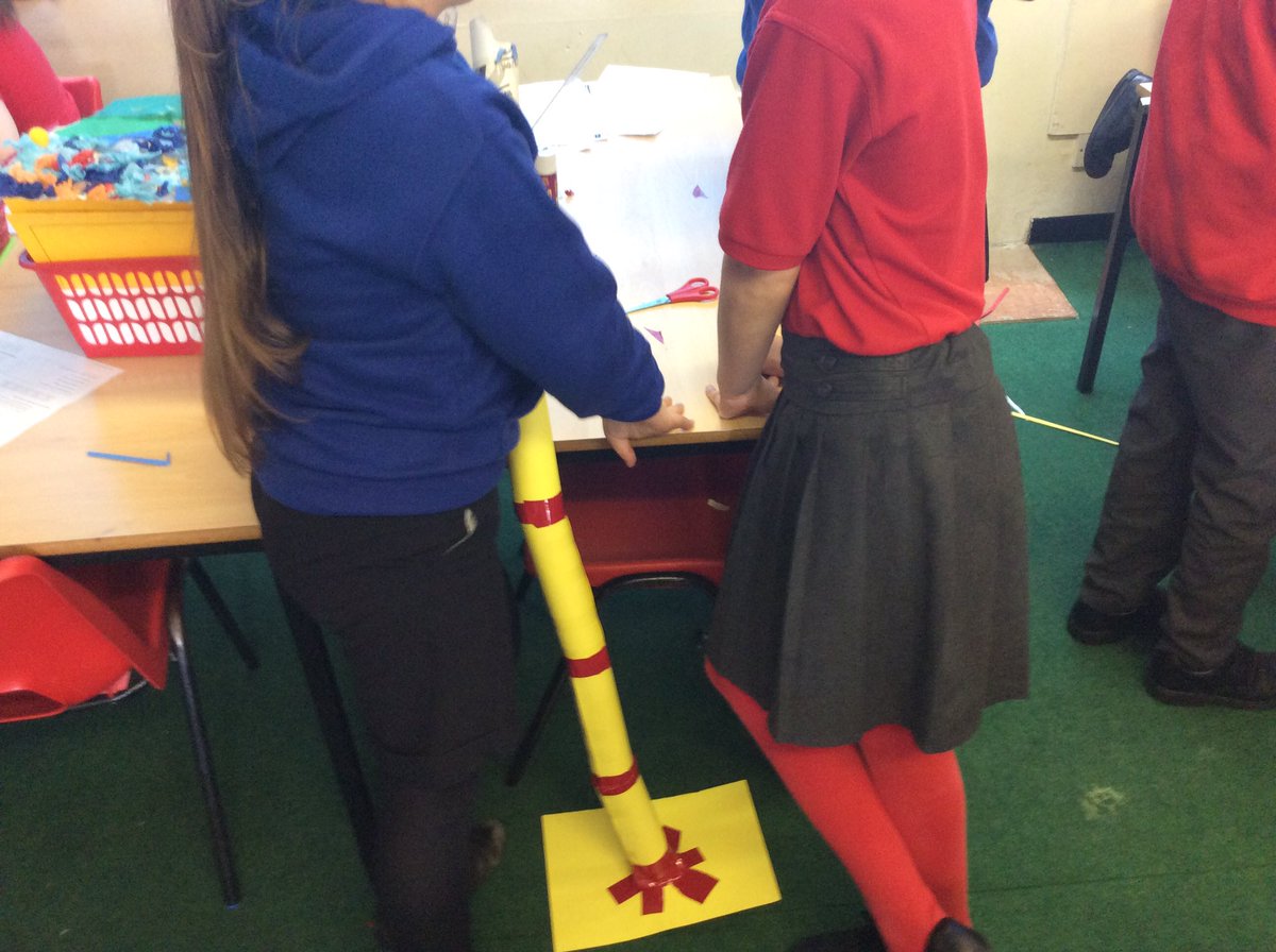 ClassRWvic's tweet photo. Who can make a marble take the longest to reach the floor?  #applyingscience #teamwork https://t.co/CnWgLx69Ga