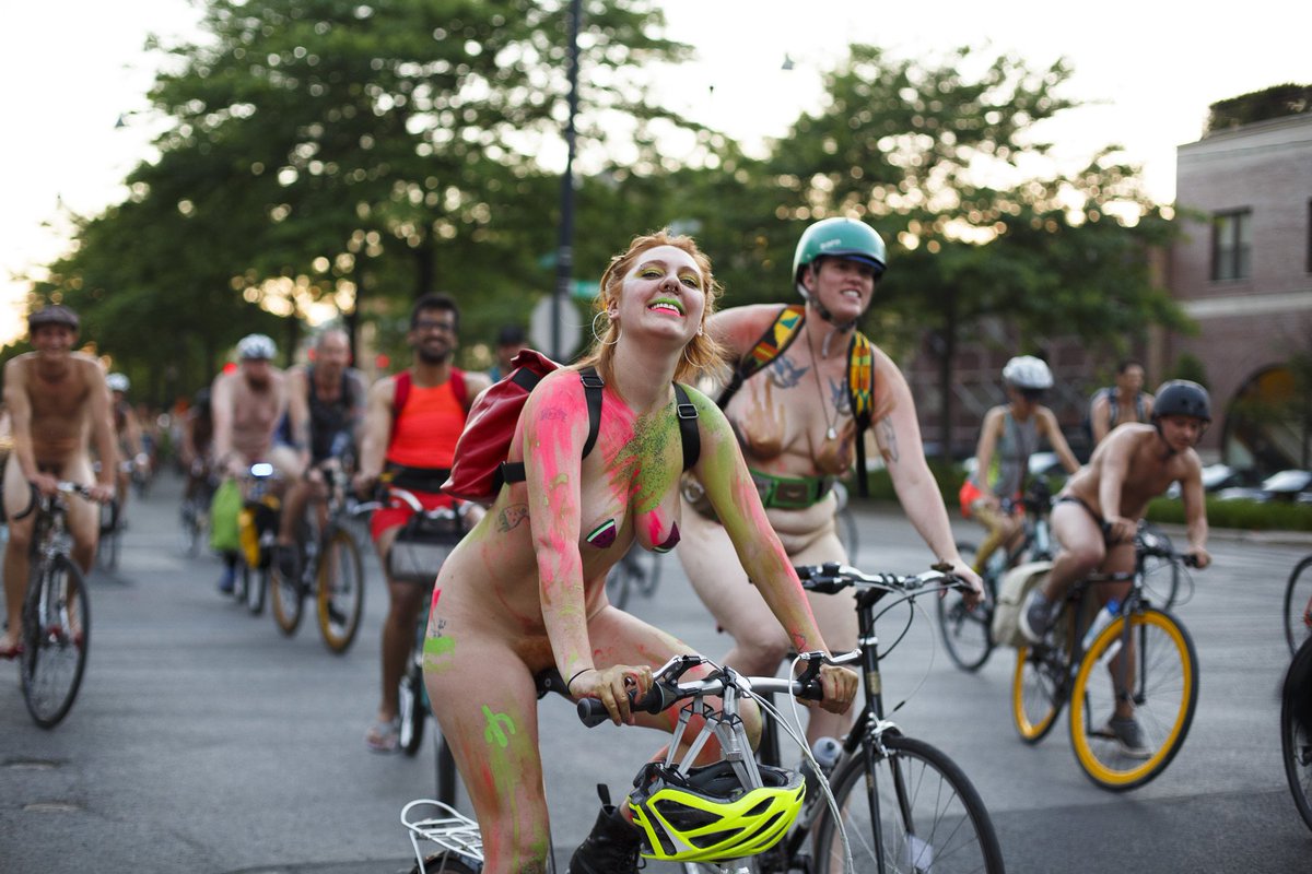 Hundreds Of Cyclists Bare All As They Take Part In World Naked Bike Ride Around Cape Town