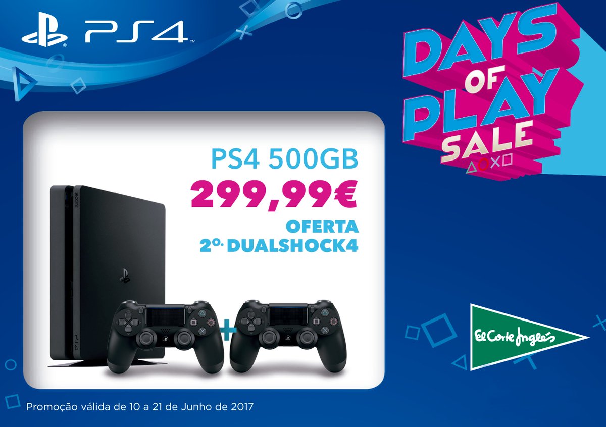 ElCorteInglesPT's tweet photo. Quando as promoções coincidem com épocas de férias ou feriados 😉 Vejam tudo sobre os #DaysOfPlaySale aqui: https://t.co/5tqZS2kolM. https://t.co/7OJLRNrRXv