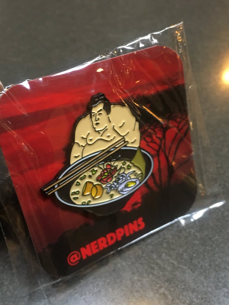 ramenhoodla's tweet photo. It's that time again! 🍜#retweet this post and follow us for a chance this sweet #pin! 
#ramenhood #vegan #ramen #contest #nerdpins #swag https://t.co/0VPafGTbL4