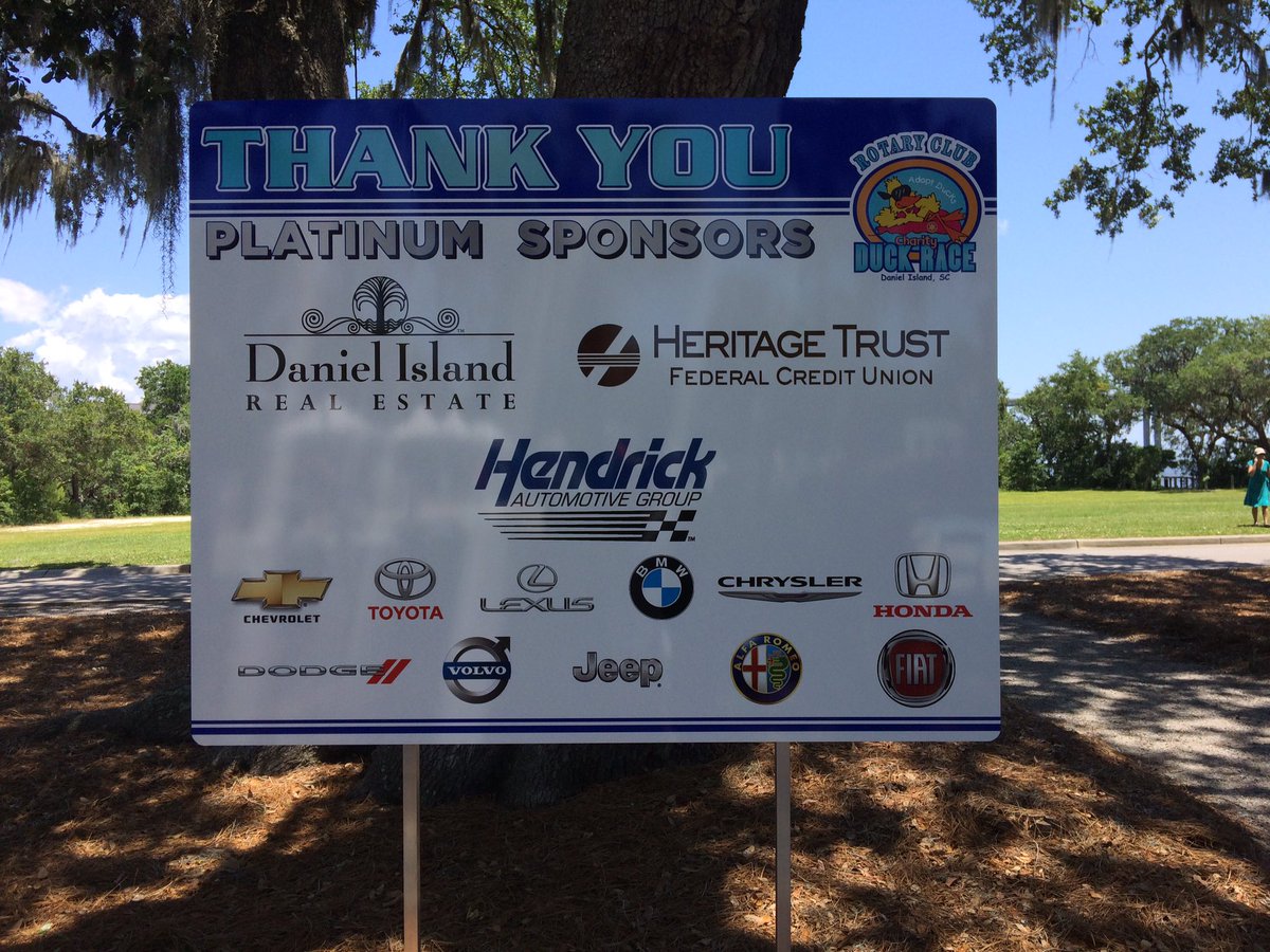 CHSDuckRace's tweet photo. And thanks to our gold, platinum, and Daniel Island sponsors too! #QuackyForCharleston https://t.co/tMZFclrfJa