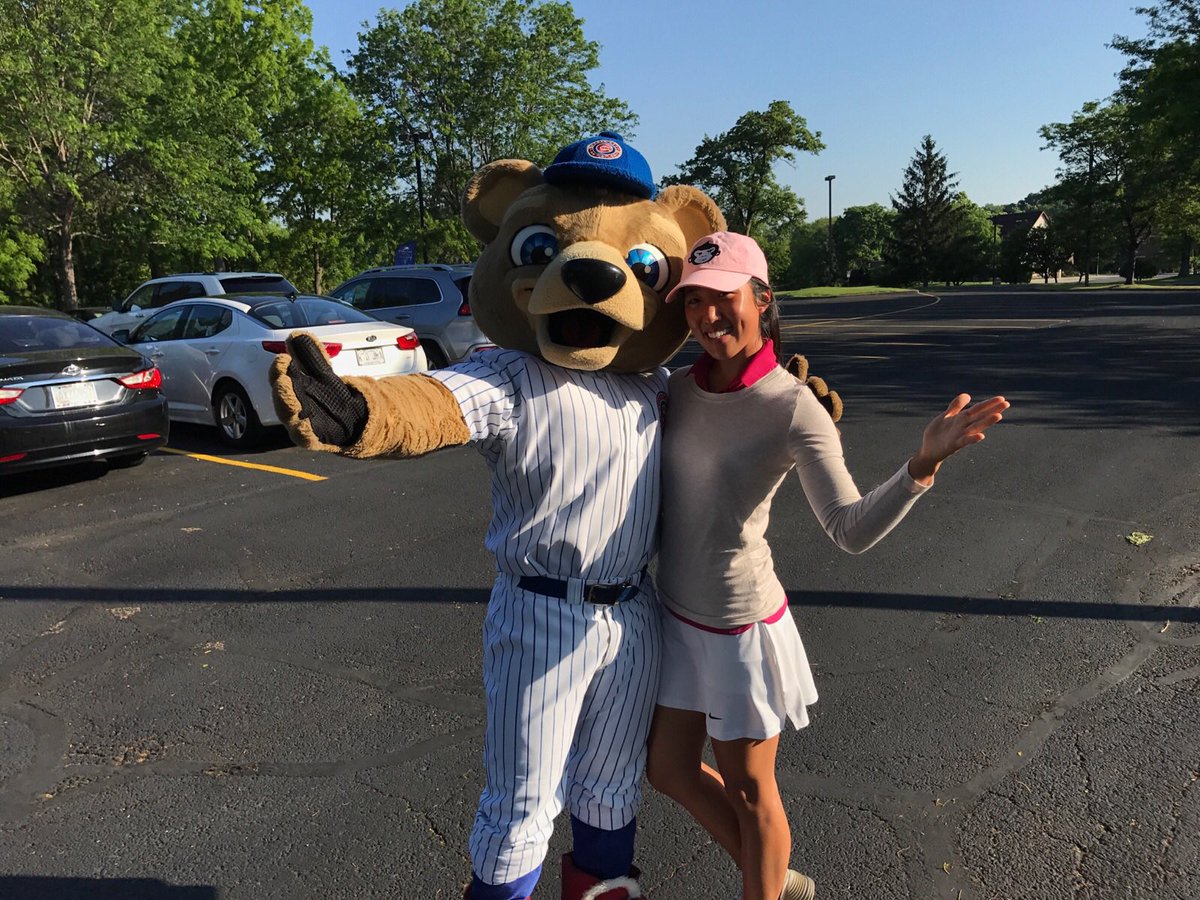 SBCubs's tweet photo. Stu had lots of #fun this weekend with Buchanan Little League ⚾️ yesterday and the LPGA Tour today. He even got to meet @skys2limit #SBCubs https://t.co/opWDO4DT4A