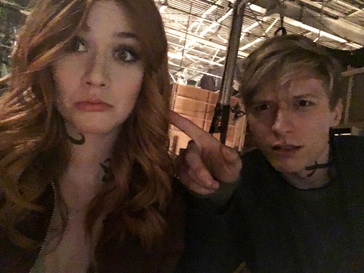 Kat_McNamara's tweet photo. Don't be sad! 😢#ShadowhuntersSeason2 is back TOMORROW! ☺️Don't miss #YouAreNotYourOwn 8/7c on @FreeformTV! @willtudor1 @ShadowhuntersTV https://t.co/iAosV3GFOw