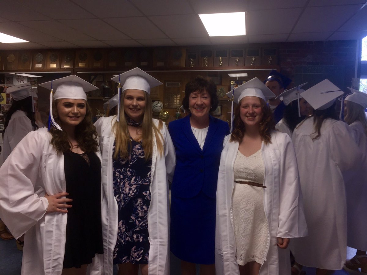 Enjoyed speaking at Sacopee Valley HS graduation. Congrats to the Class of 2017, and best of luck on your future endeavors! #mepolitics