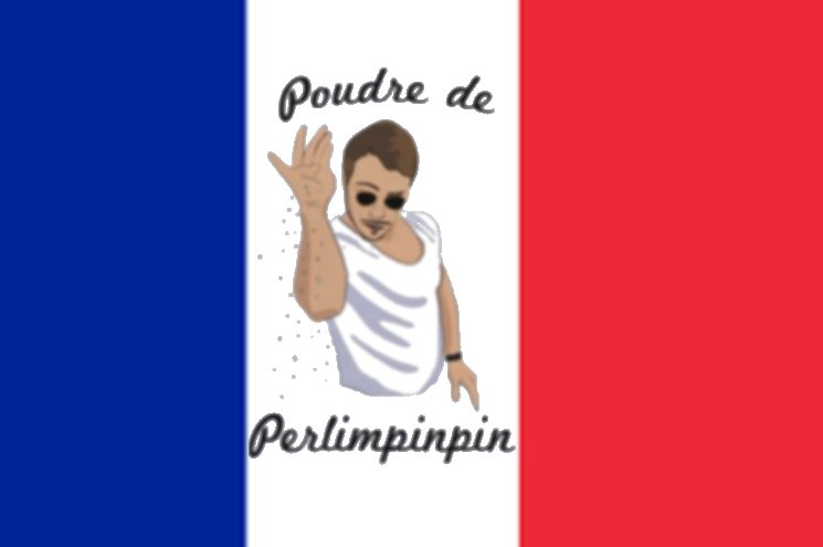 TakeruGrima's tweet photo. @ClichesDeJigme  Le drapeau français "c'est de la poudre de perlimpinpin!" #MDR83 https://t.co/UHzSOq93RY