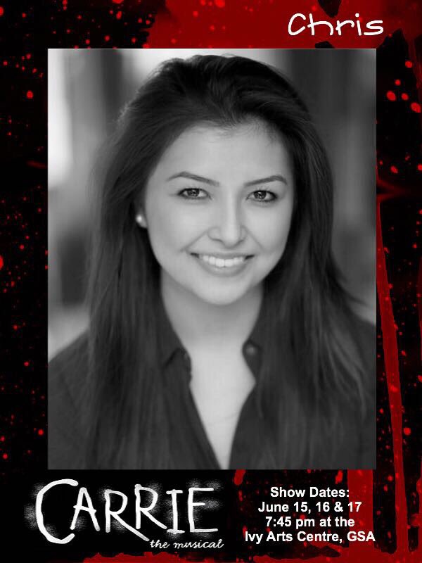 MelissaRoseOFCL's tweet photo. Opening night this Thursday! @GSAMAMT2017 @The_GSA #ChrisHargensen #CarrieTheMusical #Carrie #PlugItUp #ScaryWhite #Bitch #Blood https://t.co/IGZ0HfdtER