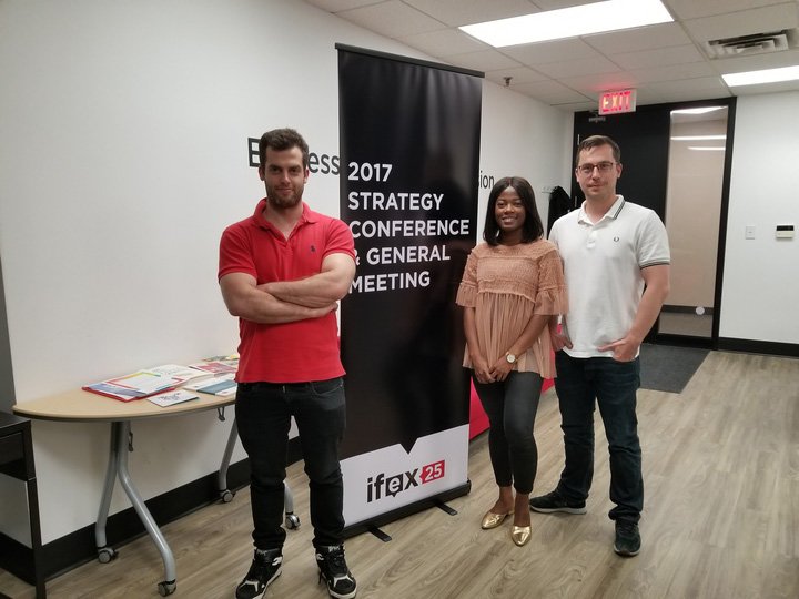 IFEX's tweet photo. Looking forward to welcoming you to your first SC/GM in Montreal. #IFEX25 @ImpactVI @SEEMO_FreeMedia @Observacom @P24Punto24 https://t.co/yK5432Iz9I