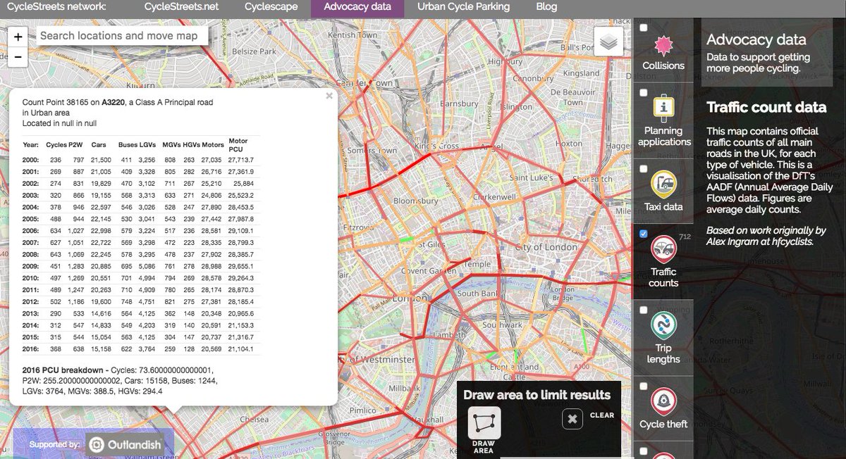 cyclestreets's tweet photo. Bikedata beta – interactive data website for cycle campaigners in one place:
https://t.co/TsuWiHRpIW
Read about it: https://t.co/b7h6oln92g https://t.co/rZPzM2tz3C