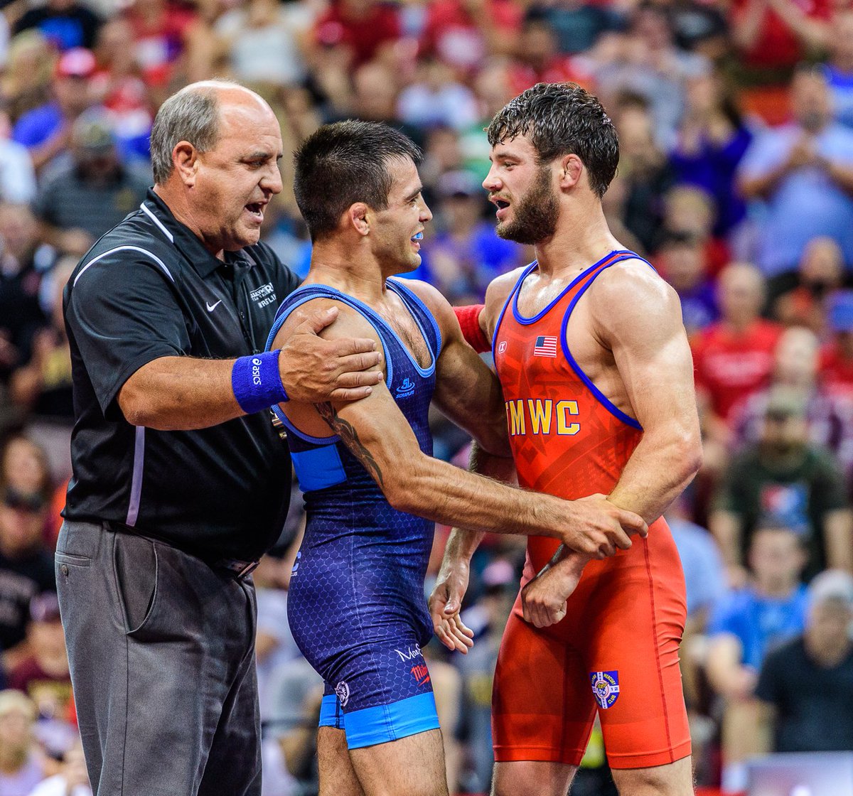 Tony_Rotundo's tweet photo. These two guy made Iowa proud last night. #2017WTT @T_Ram133 https://t.co/tNRWWWwWWG