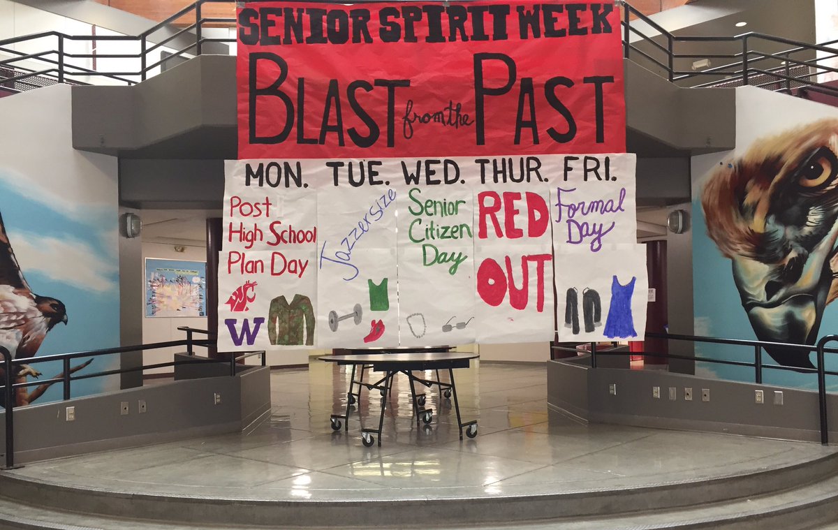mths_17's tweet photo. SENIORS our last week of high school begins tomorrow and we're celebrating it with a Blast From The Past Spirit Week! https://t.co/SYhRPdH7rh