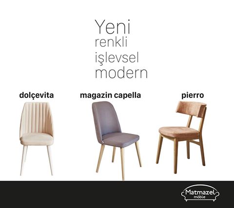 matmazelmoble's tweet photo. Renkli, modern, işlevsel... Masa ve sandalyede yeni trendler Matmazel Möble'de! https://t.co/acYyzI2eut
