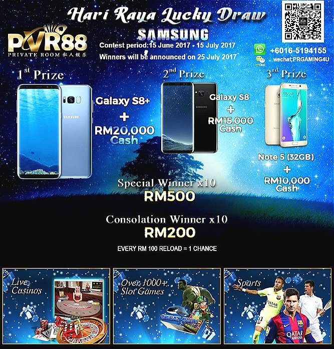 PVR88ASIA's tweet photo. SETAHUN SEKALI 
HARI RAYA LUCKY DRAW !!!
Jgn lepaskan chance anda
Website : https://t.co/Ozn2WDKzXL
Whatapps : +6016-5914155 https://t.co/X8ukaldu5r
