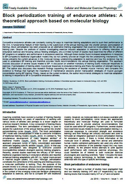 RodrigoZacca's tweet photo. #BlockPeriodization training of #Endurance athletes: A theoretical approach based on molecular biology.

https://t.co/2mzvrNEec1 https://t.co/zQ6PbESSTH