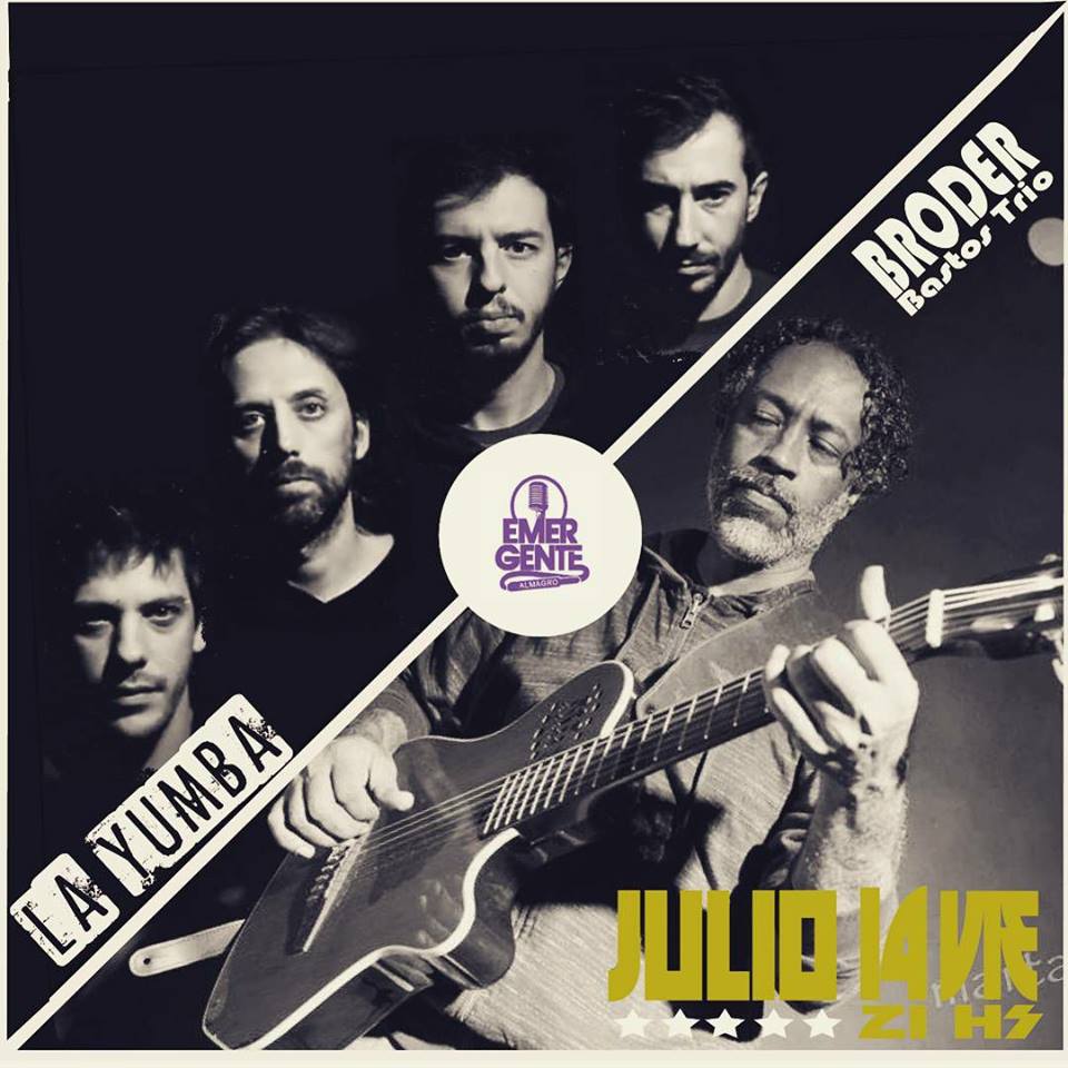 Viernes 14 de Julio en <a href="/elemergenteclub/">El Emergente Almagro</a> junto a <a href="/broderbastos/">broderbastos</a>. F. de Figueroa 1030 CABA. 21hs.
