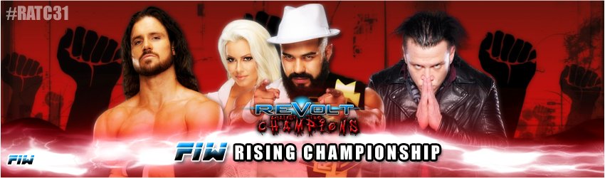 TheKimCoulter's tweet photo. What's the common theme among every important match at #RATC31 ? Hint, you don't have to think to hard. @FIW_Official made it easy for you. https://t.co/xqrprhU7Ll