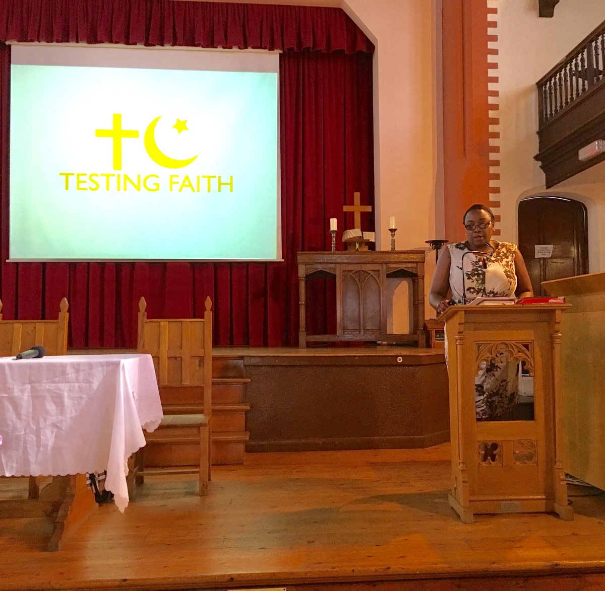 NazProjectLdn's tweet photo. Raising awareness and carrying out rapid HIV tests at Dulwich Grove United Reformed Church. #Rise #testingfaith https://t.co/lAXfRGSA27