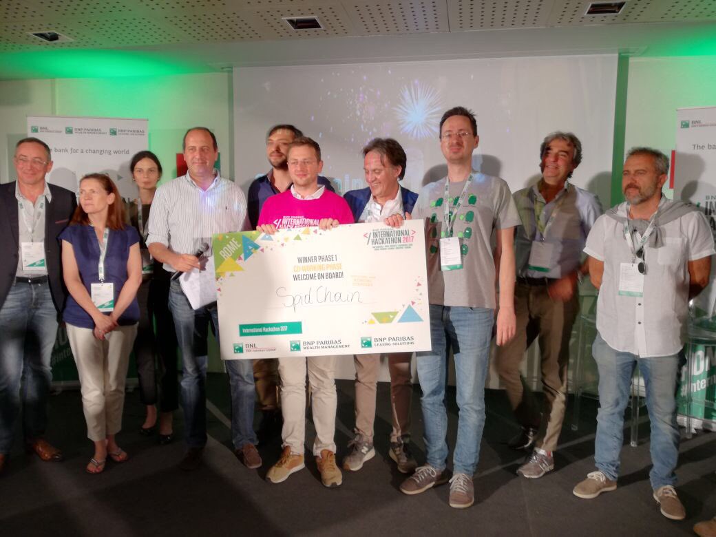 Ecco gli altri vincitori degli #internationalhackathon #rome 2017 sono le #startup GoSherpy e BBBoyz e SpidChain! Ma le sorprese continuano!