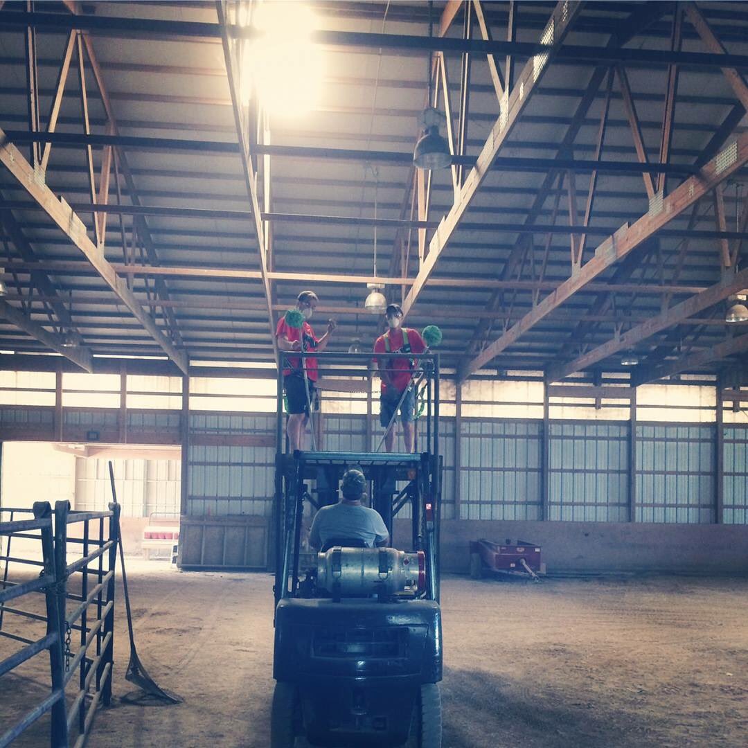 Day 2 or work at Narrow Gate horse ranch. #servetogetherkokomo