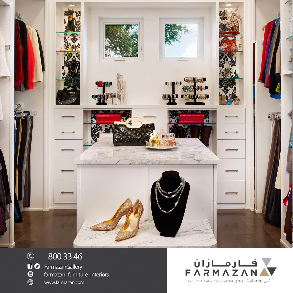 FarmazanGallery's tweet photo. تفصيل #خزانتك مع #فارمازان يضمن وجود مساحات كافية لجميع ممتلكاتك الخاصة
#خزانات #تصميم_داخلي #تصميم_خزائن #الامارات #ابوظبي #دبي #الشارقة https://t.co/ofcfeVlSZd