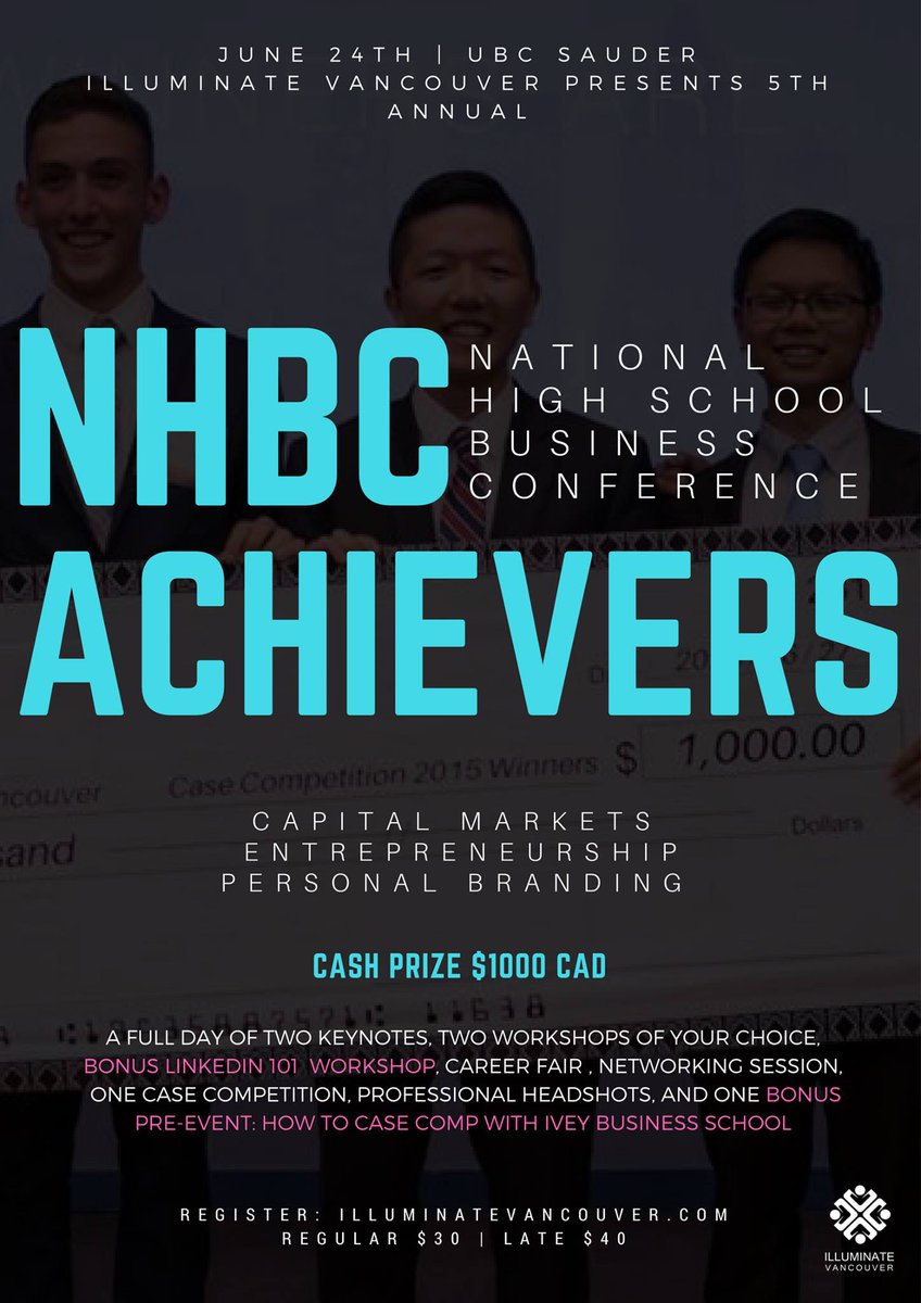 IlluminateVan's tweet photo. Register for IV NHBC and you can attend NHBC: How to Case Comp for FREE!
Get your ticket today: https://t.co/8ZoAn4kCBC https://t.co/hPlj583BYD