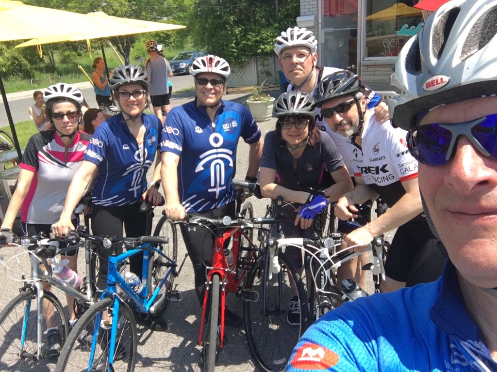 petestritt's tweet photo. some BMO horsepower on our toasty #SCWellness weekly ride! #bmo200 #proudtoworkatbmo #beinggeod @vittoriop19 @campagna_rick @stef08ianni https://t.co/d5wfOKQvl3