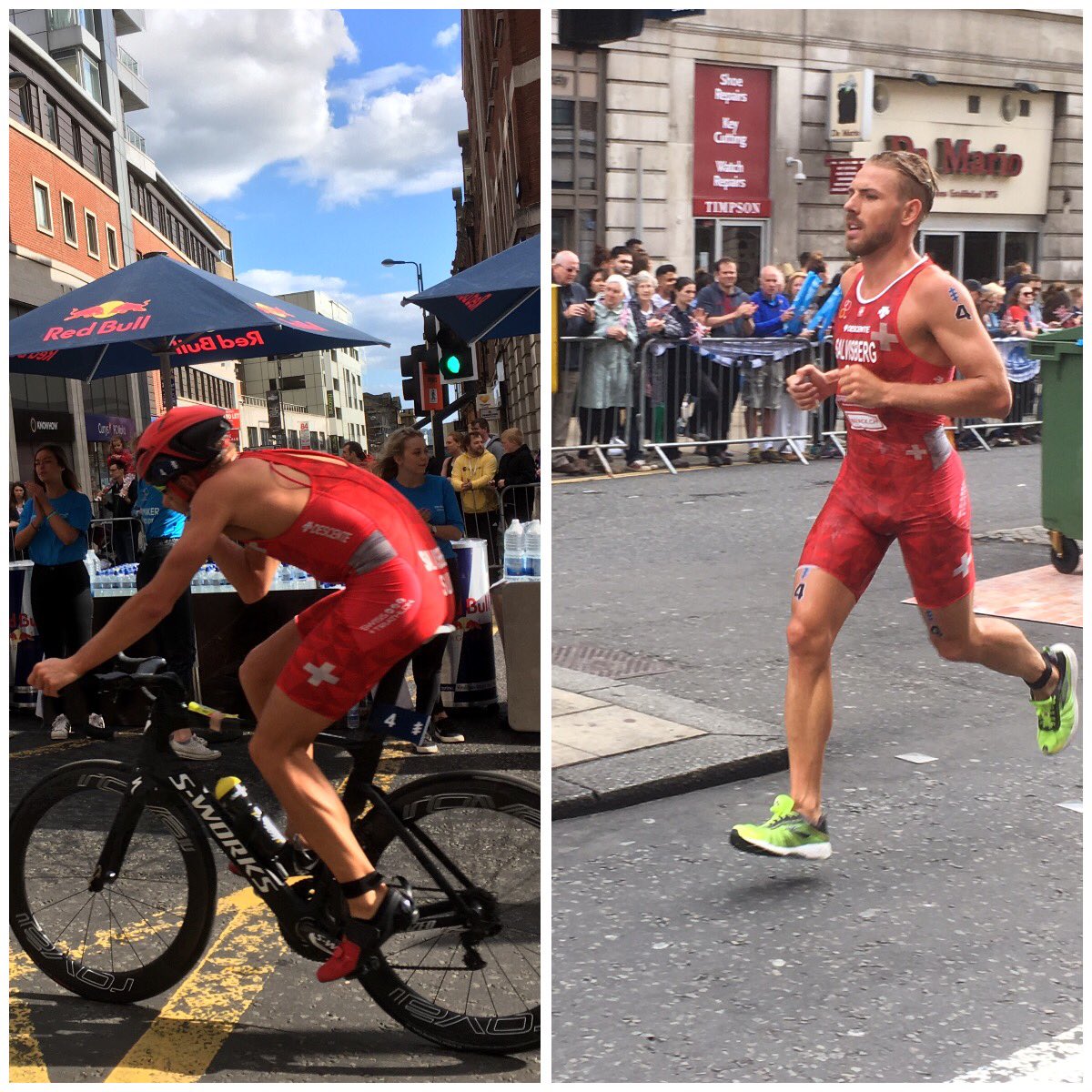 Screaming Hopp Suisse! <a href="/TriCAndy/">Salvisberg Andrea</a> at the top of the Headrow, shame about the classement